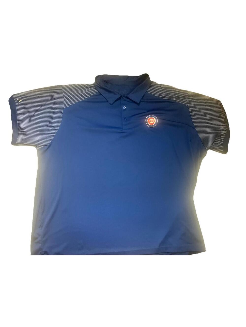 Wrigleyville Wardrobe Win: Antigua Cubs Polo (3XL) - Vivid Blue